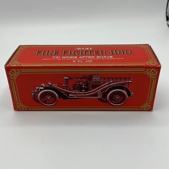 AVON FIRE FIGHTER 1910 TAI WINDS AFTER SHAVE 6 Oz VINTAGE - Picture 6 of 12